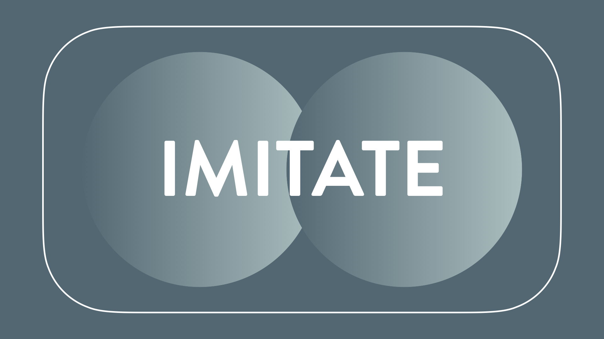 Sermon series graphic for the series titled, "Imitate."