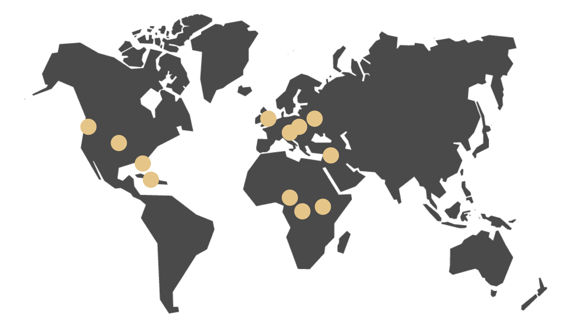 Global mission partner map